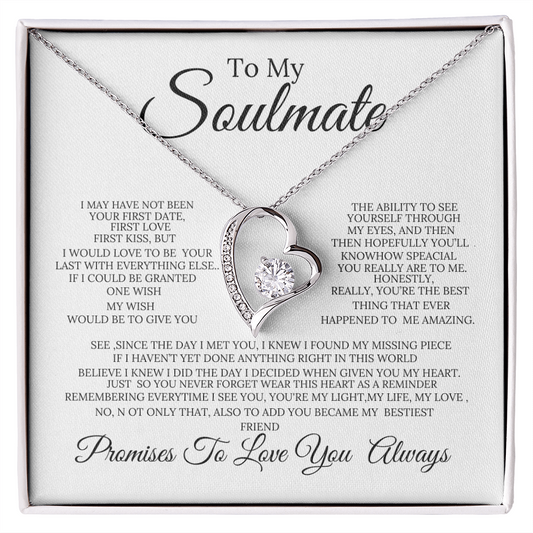 To My Soulmate Forever LoveNecklace