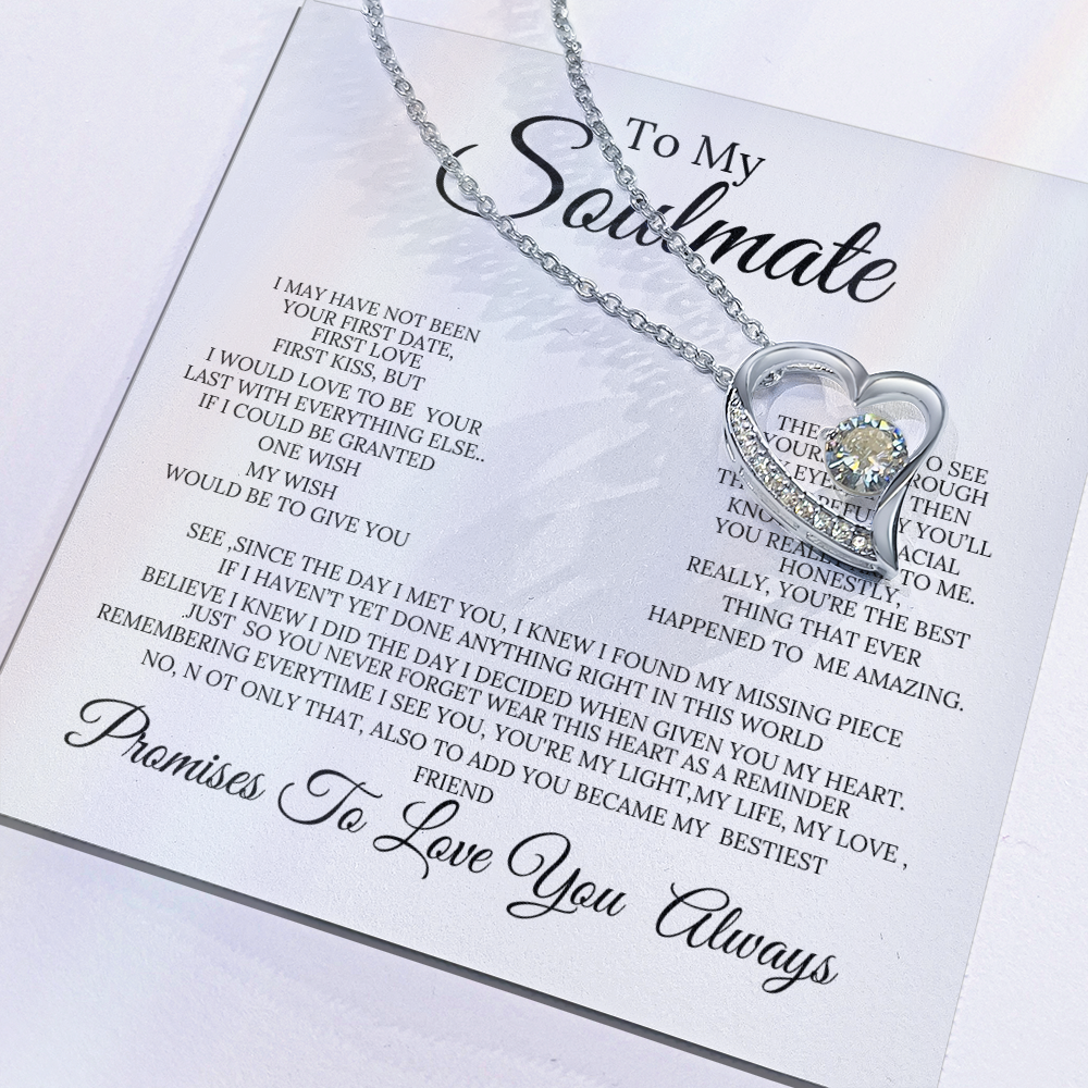 To My Soulmate Forever LoveNecklace