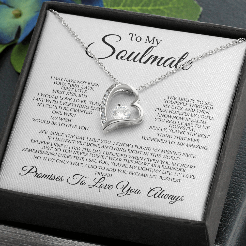 To My Soulmate Forever LoveNecklace