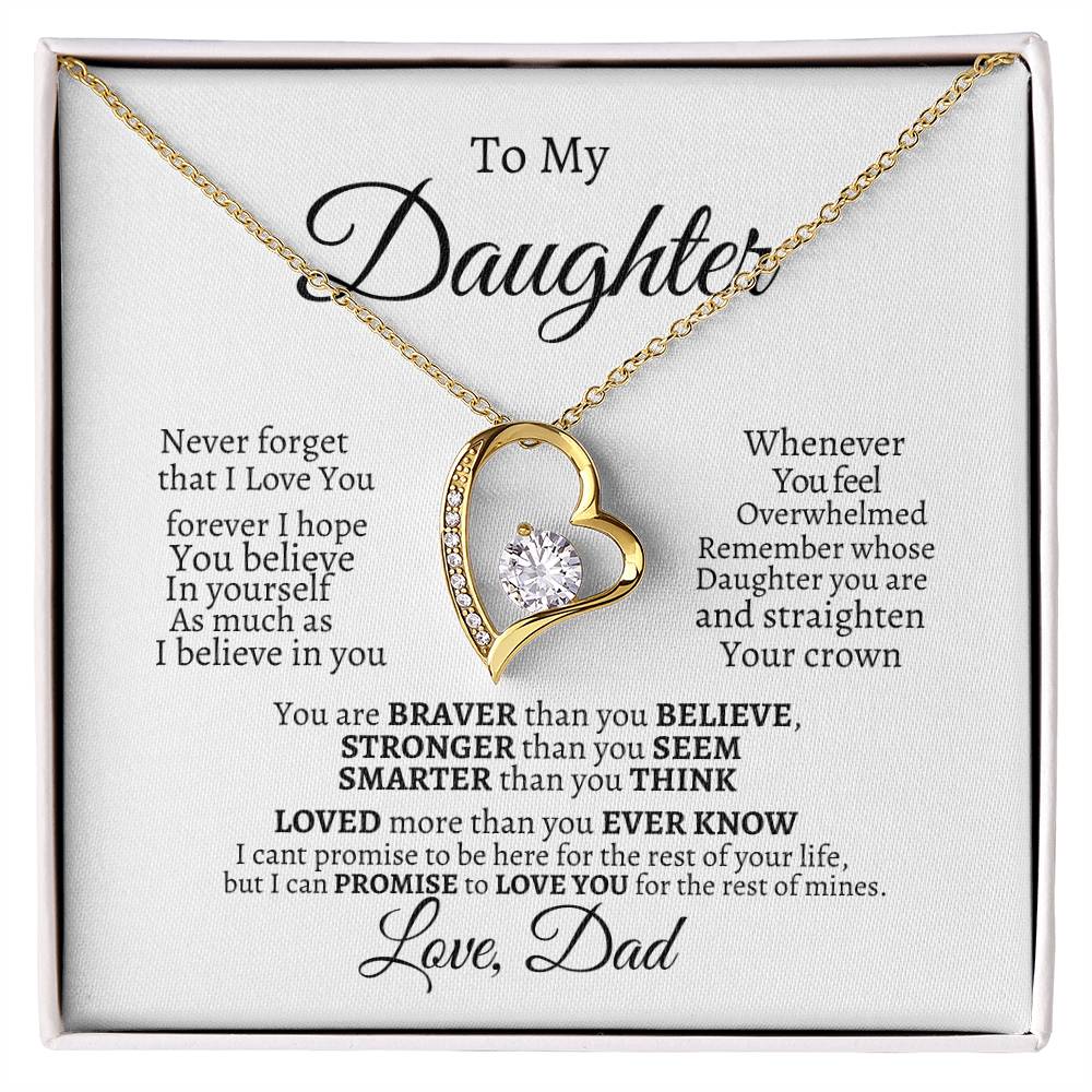 To My Daughter Love Dad