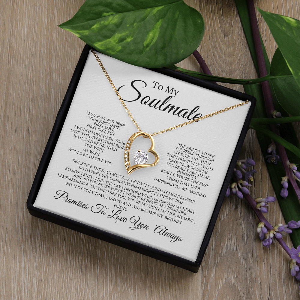 To My Soulmate Forever LoveNecklace