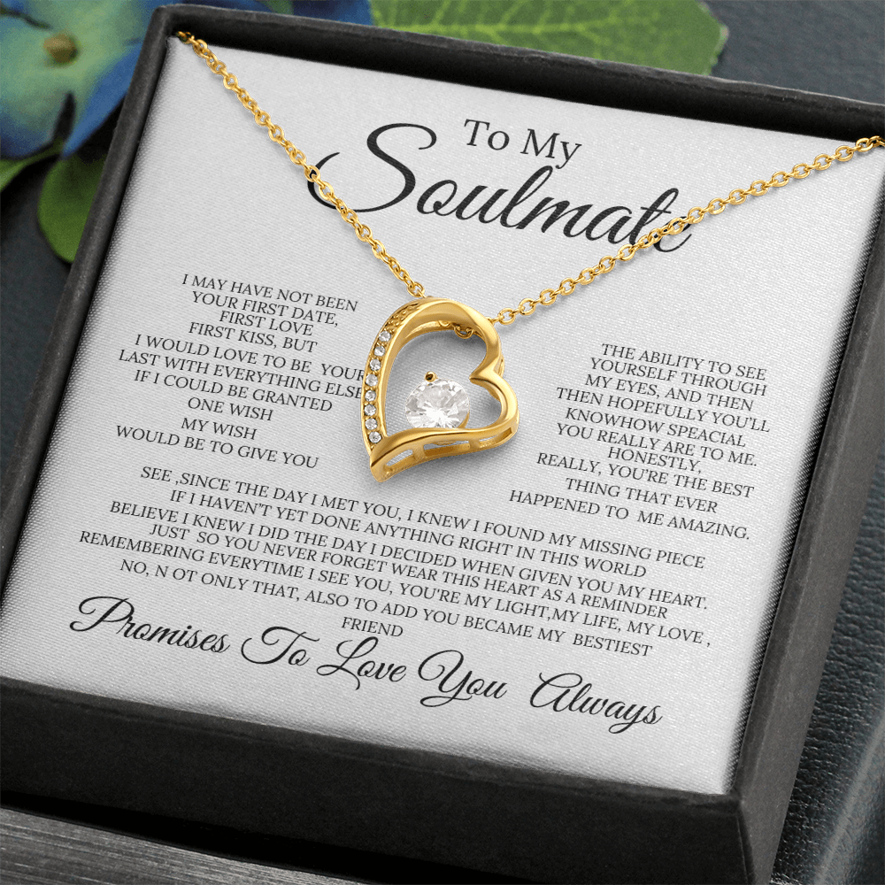 To My Soulmate Forever LoveNecklace